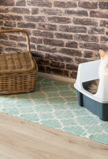 IRIS 2-pack, kattenbak, met hoge zijkanten, voor katten, CLH-12, grijs