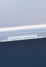 IRIS 2-pack, kattenbak, met hoge zijkanten, voor katten, CLH-12, grijs