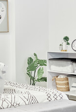 IRIS Plastic Opbergdozen met deksel, 45L, Set van 6, Zwart, NTB-45