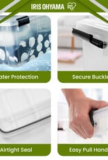 IRIS plastic luchtdichte opslagdoos, 45L, Unit, Clear, WSB-45