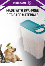 IRIS luchtdichte hondenvoerdoos, 7L/3,5 kg, blauw, deksel met dichte afsluiting, plastic, ATS-S