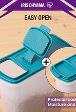 IRIS luchtdichte hondenvoerdoos, 7L/3,5 kg, blauw, deksel met dichte afsluiting, plastic, ATS-S