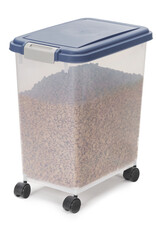 IRIS BPA-vrij luchtdicht huisdiervoerbakje, klapdeksel, 35L, MP-8, blauw