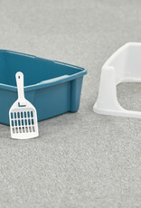IRIS 2-pack, kattenbak, met hoge zijkanten, voor katten, CLH-12, Teal