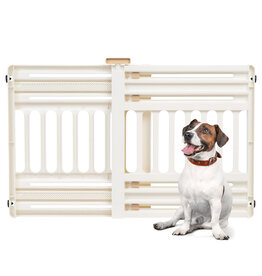 IRIS Dog safety valve, W61 x H64 cm, Plastic, extendable to 1 m, attachment without drilling, gray