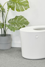 IRIS kattenbak met gegroefd deksel, PUNT-530, wit