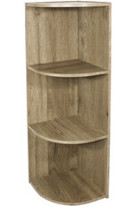 IRIS planken, boekenkast, occasionele meubels, hoekkast, CX-3C, asbruin, W2,88 x D29 x H8,81 cm