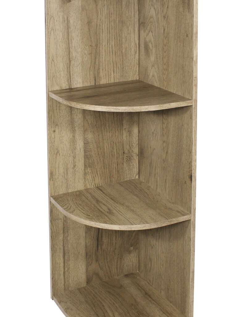 IRIS #FS]3-Tier Corner Shelf CX-3C A.Br