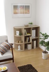 IRIS planken, boekenkast, occasionele meubels, hoekkast, CX-3C, asbruin, W2,88 x D29 x H8,81 cm