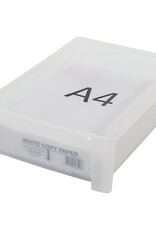 IRIS A4 plastic opslagkoffer, 3 Mix Lades, Wit, OCH-2021