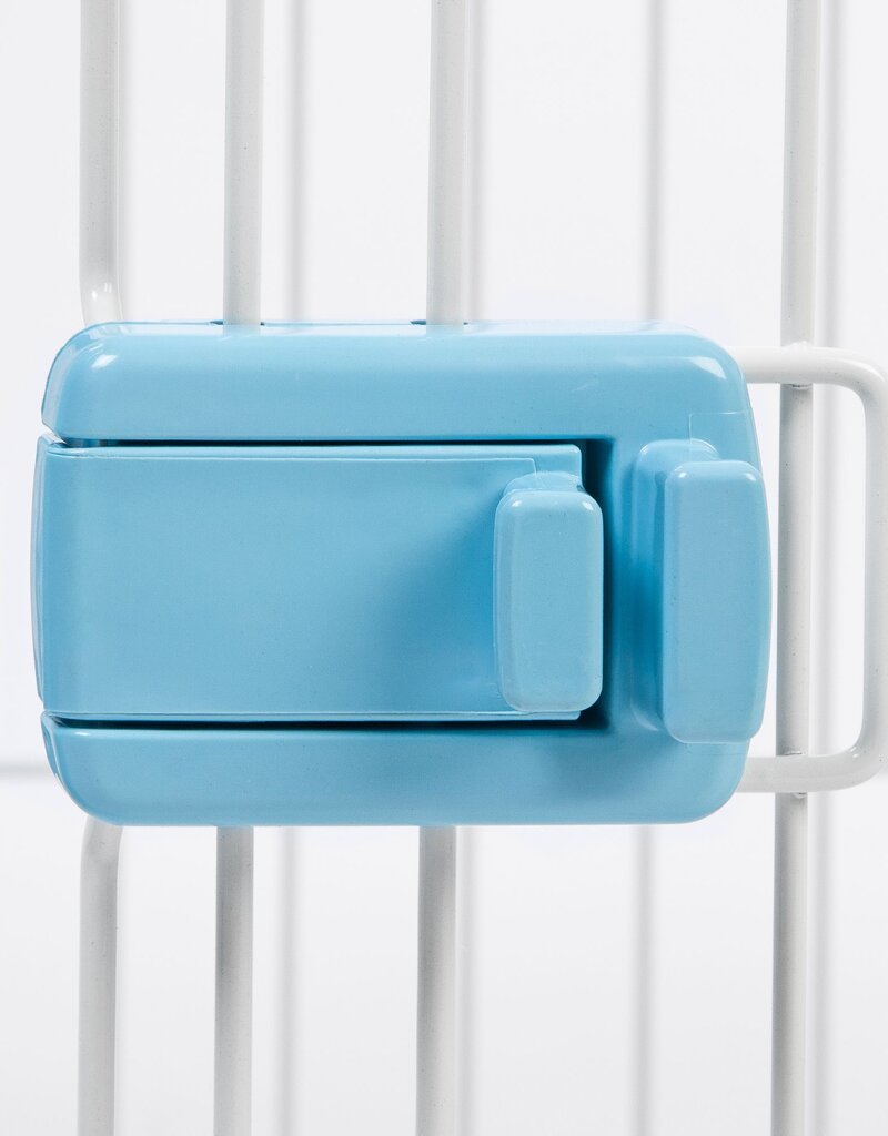 IRIS Puppy-speelren / Binnenverblijf, Sluithaken, voor Honden, CLS-960, Blauw