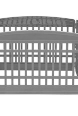 IRIS Binnenspeelren voor honden, Buiten met 6 panelen en afsluitbare deur, H60cm, Grijs, voor honden, Puppy, CI-606E