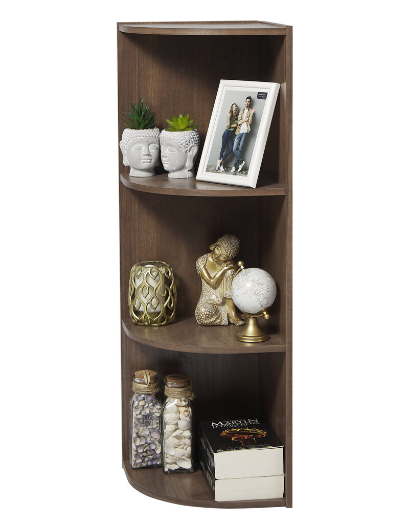 IRIS planken, boekenkast, occasionele meubels, hoekkast, CX-3C, bruin, W29 x D28,8 x H88,1 cm