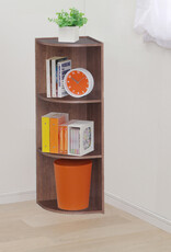 IRIS planken, boekenkast, occasionele meubels, hoekkast, CX-3C, bruin, W29 x D28,8 x H88,1 cm