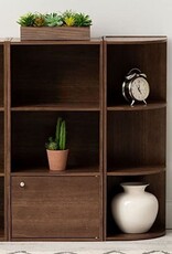 IRIS #FS]3-Tier Corner Shelf CX-3C Br