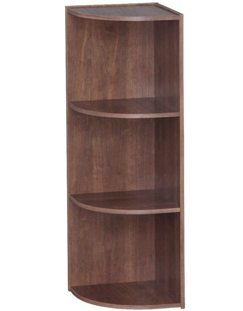 IRIS #FS]3-Tier Corner Shelf CX-3C Br