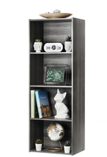 IRIS Planken, Boekenkast, Occasionele Meubels, CX-4 - Grijs Eikenhout, W29 x D41,4 x H116,6 cm