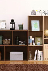 IRIS boekenkast, 5-vak plank, boekenstandaard, CX-23C, lichtbruin, W29 x D60 x H87,9 cm