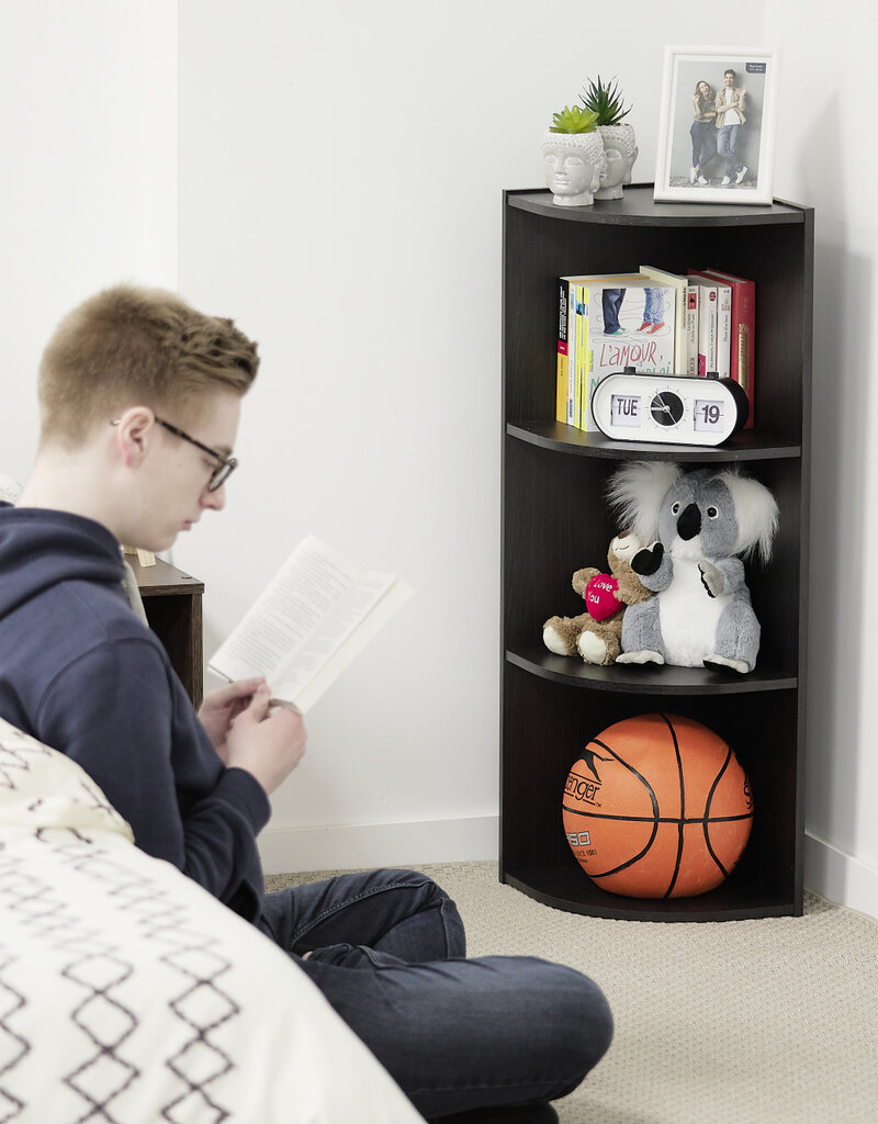 IRIS #FS]Basic Storage Shelf CX-3C Bk.Oak