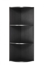 IRIS planken, boekenkast, occasionele meubels, hoekkast, CX-3C, zwart eikenhout, W29 x D28,8 x H88,1 cm