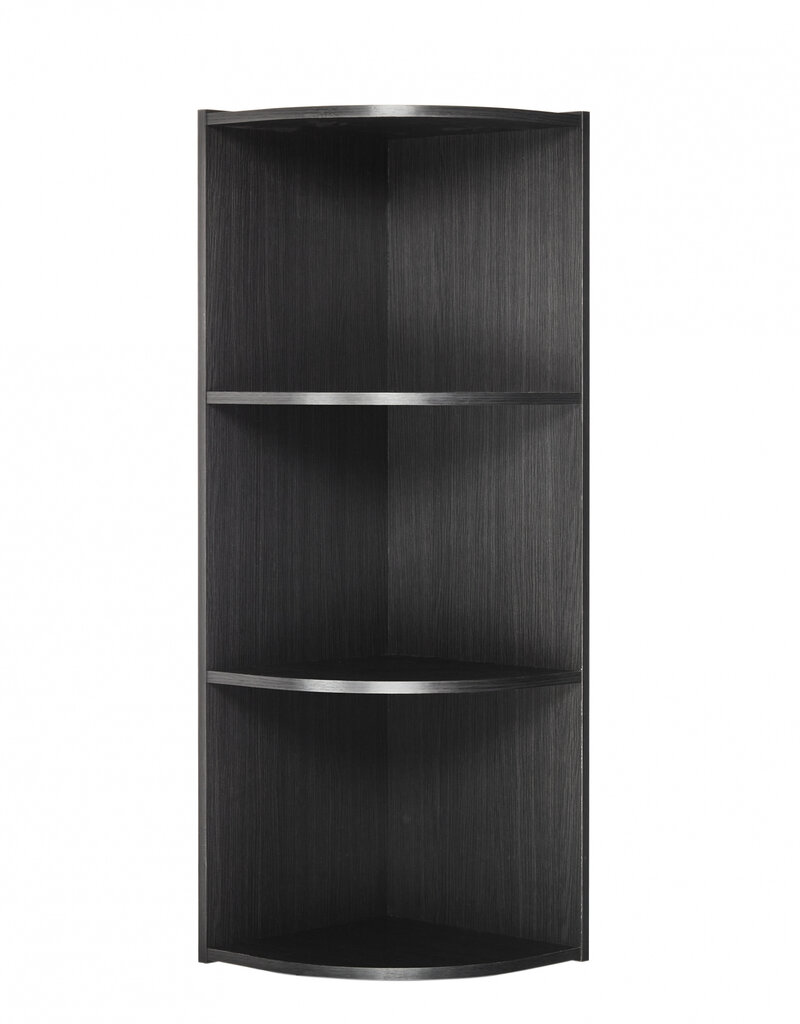 IRIS planken, boekenkast, occasionele meubels, hoekkast, CX-3C, zwart eikenhout, W29 x D28,8 x H88,1 cm