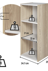 IRIS #FS]Space Saving Shelf UB-9035 L.Br/W