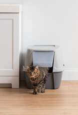 IRIS Kattentoilethuis met Schep XXL, Grey, CLH-17J