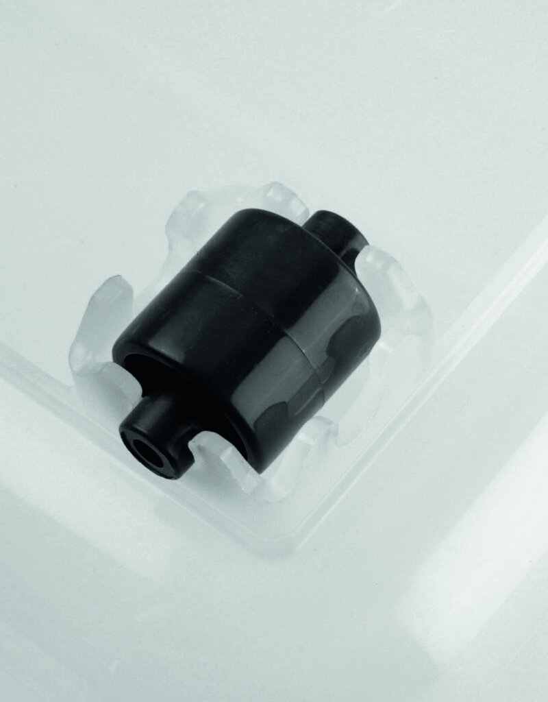 IRIS Plastic opbergdozen op wielen, 70L, set van 4, zwart, TBR-70