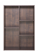 IRIS boekenkast, 5-vak plank, boekenkast, CX-23C, bruin, W29 x D60 x H87,9 cm