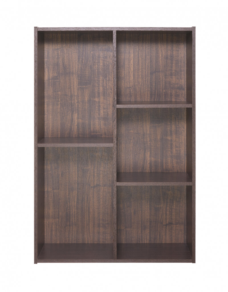 IRIS boekenkast, 5-vak plank, boekenkast, CX-23C, bruin, W29 x D60 x H87,9 cm