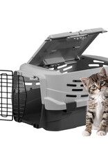 IRIS Kattentransportdoos voor auto, grijs, UPC-490, 48Ã—30,5Ã—25c