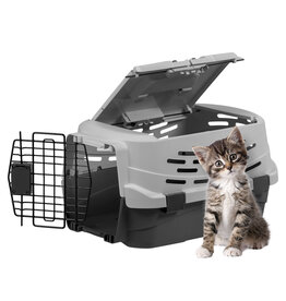 IRIS Kattentransportdoos voor auto, grijs, UPC-490, 48Ã—30,5Ã—25c