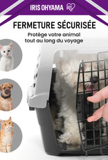 IRIS Kattentransportdoos voor auto, grijs, UPC-490, 48Ã—30,5Ã—25c