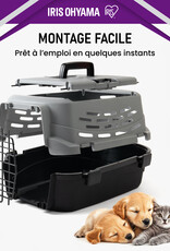 IRIS Kattentransportdoos voor auto, grijs, UPC-490, 48Ã—30,5Ã—25c