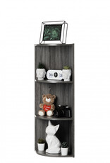 IRIS planken, boekenkast, occasionele meubels, hoekkast, CX-3C, grijs eikenhout, W29 x D28,8 x H88,1 cm