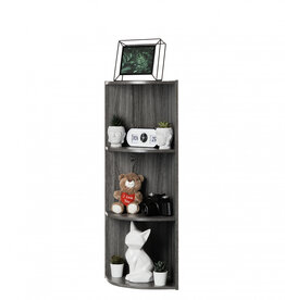 IRIS planken, boekenkast, occasionele meubels, hoekkast, CX-3C, grijs eikenhout, W29 x D28,8 x H88,1 cm