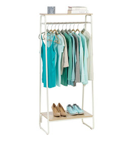 IRIS Clothes rack, Wardrobe, Coat rack, PI-B2, White, W40 x D64 x H151.2 cm