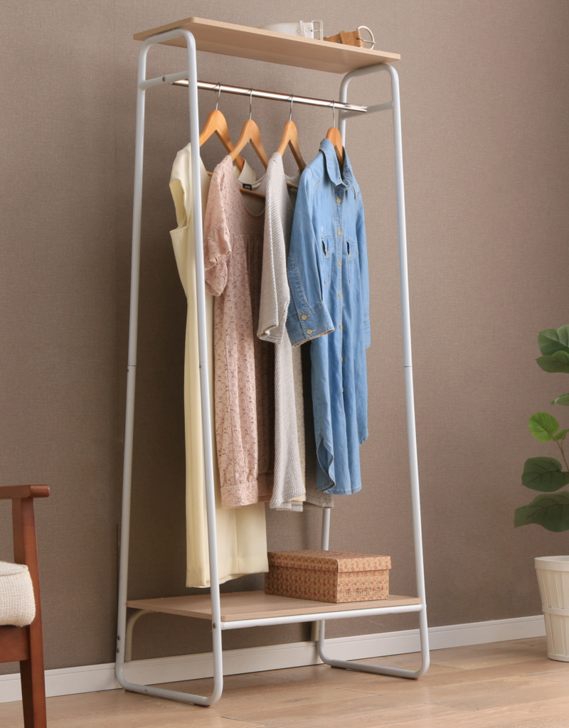 IRIS FS]Metal Garment Rack PI-B2 W