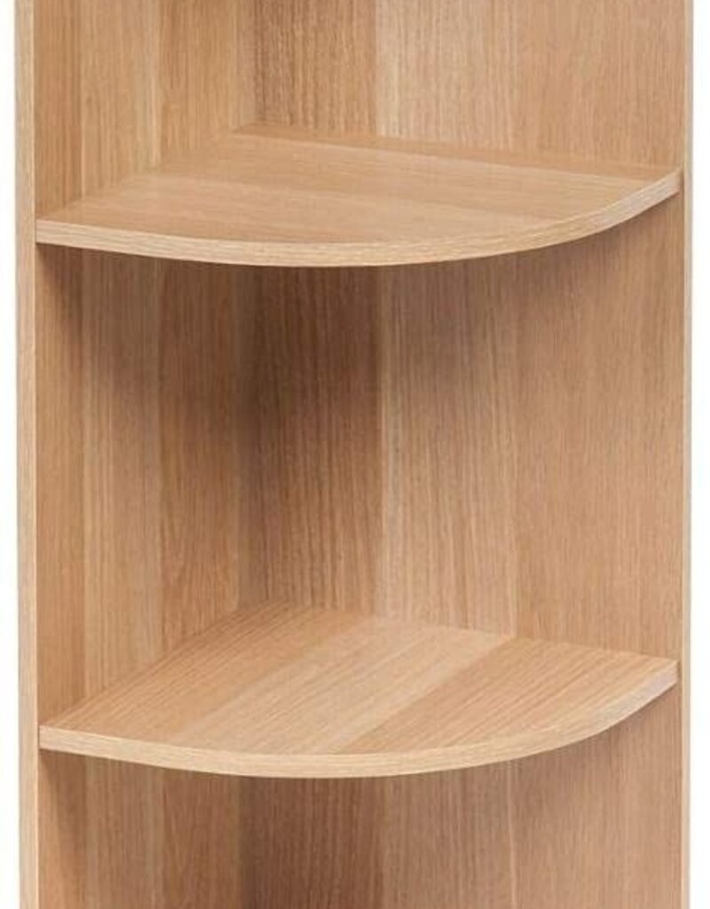 IRIS #FS]3-Tier Corner Shelf CX-3C L.Br