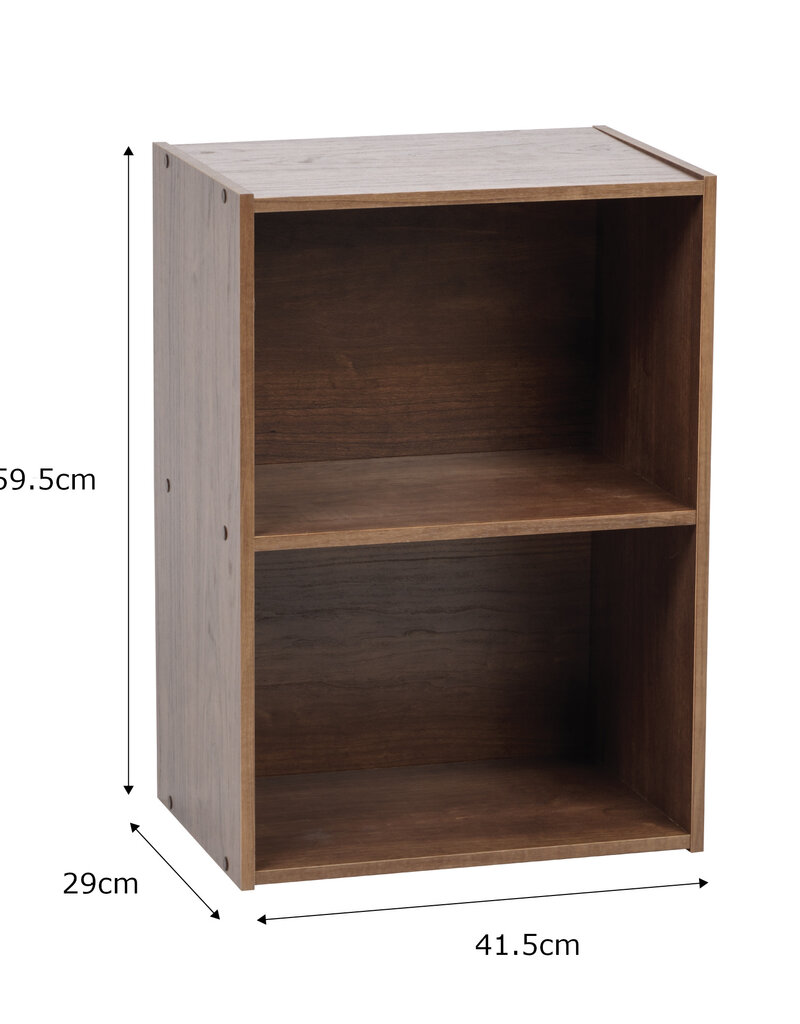 IRIS Planken, Boekenkast, Occasionele Meubels, CX-2, Bruin, W29 x D41,4 x H59,2 cm