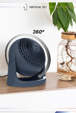 IRIS stille en krachtige tafelventilator Made in France, 23mÂ², PCF-HE18, blau