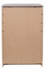 IRIS ladekast, dressoir, meubels, multifunctionele ladekast, 4 lades, WCH 590 - Bruin, W39 x D59 x H88 cm