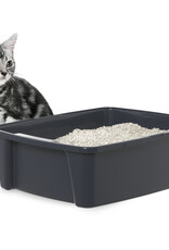 IRIS kattenbak, toilet, voor katten, kittens, konijnen, makkelijk schoon, plastic, CLH-12 bodysuit, grijs