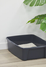 IRIS kattenbak, toilet, voor katten, kittens, konijnen, makkelijk schoon, plastic, CLH-12 bodysuit, grijs