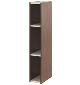IRIS Opbergkast, boekenkast/ 3 modulaire planken, UB-9015, Bruin, W29 x D14,7 x H88,2 cm