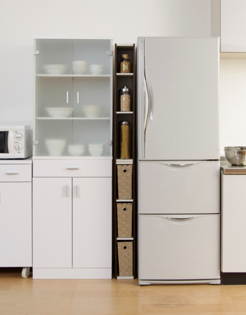 IRIS Opbergkast, boekenkast/ 3 modulaire planken, UB-9015, Bruin, W29 x D14,7 x H88,2 cm