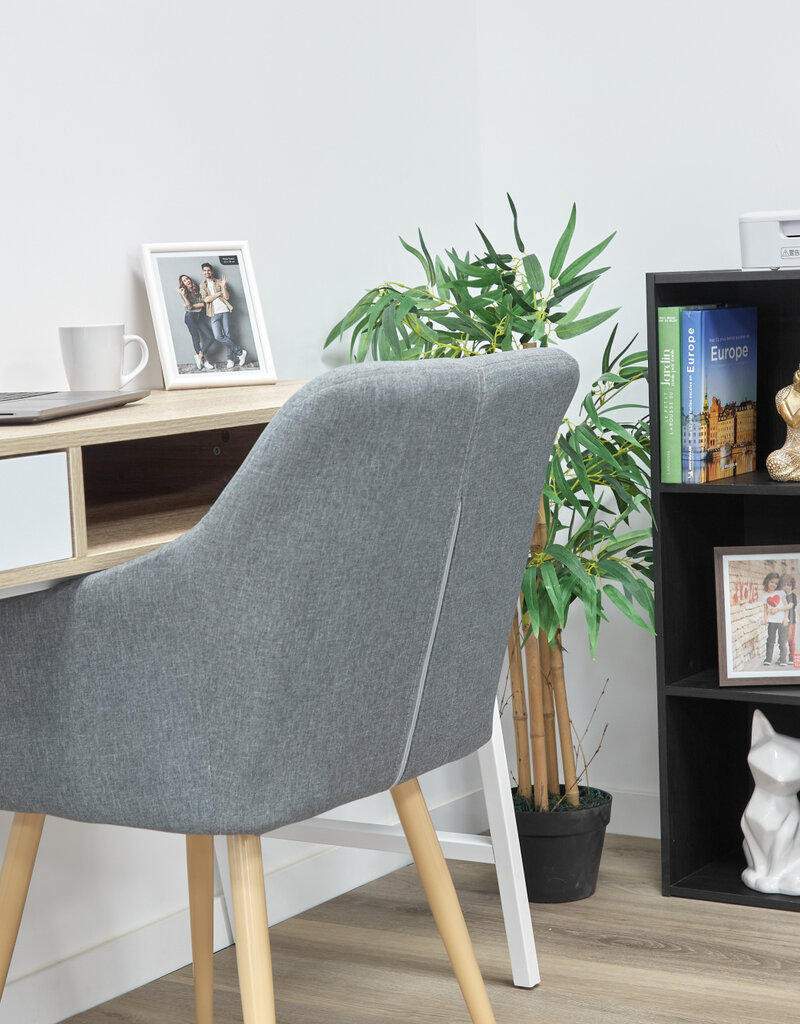 IRIS boekenkast, 5-compartiment plank, boekenkast, CX-23C, Black Oak, W29 x D60 x H87,9 cm