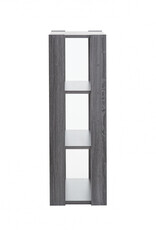 IRIS 4-laag opslagplank, verstelbaar, OWR-600, W29,3 x D60 x H87,9cm, grijs eiken