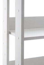 IRIS boekenkast, 3-laags opslagkast/verstelbare planken, OWR-600-wit eikenhout, W29,3 x D60 x H87,9 cm