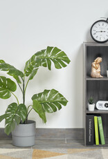 IRIS boekenkast, 5-compartiment plank, boekenkast, CX-23C, grijs eik, W29 x D60 x H87,9 cm